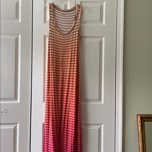 Ombré maxi dress